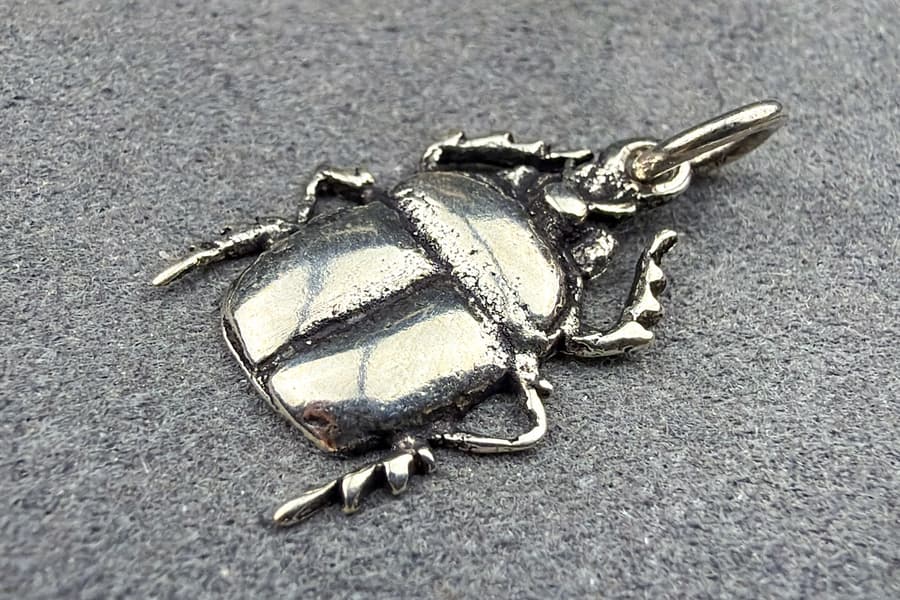 Silber Anhänger \Käfer\